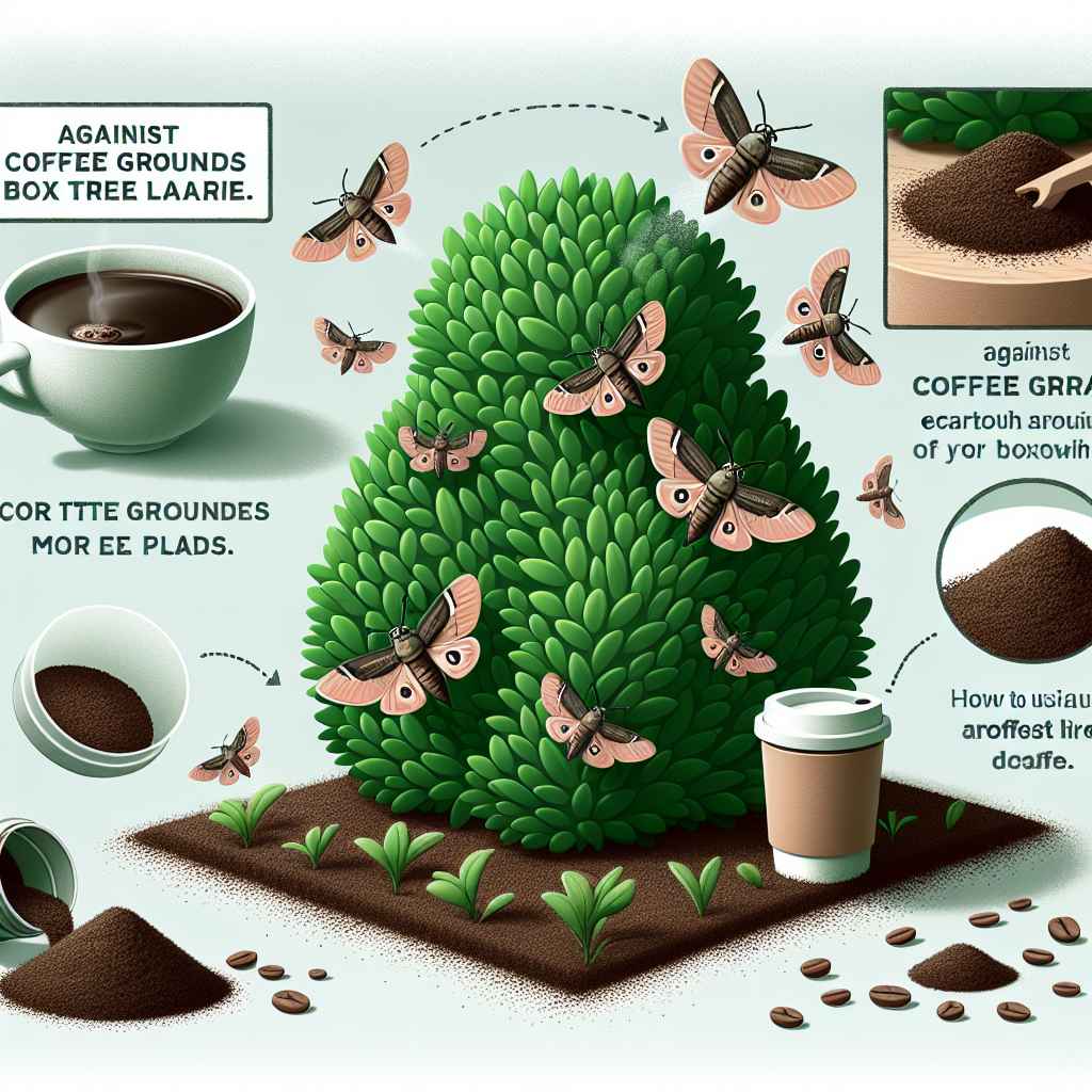 kaffeesatz gegen buchsbaumzünsler